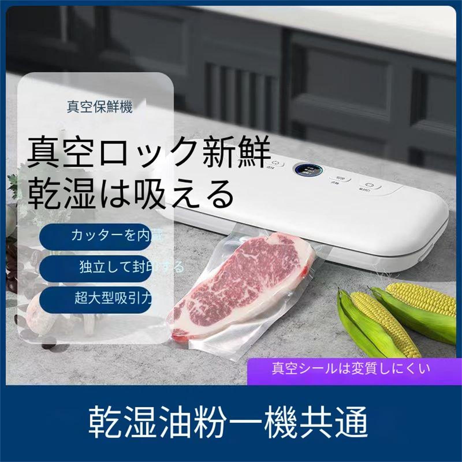 Amazon.co.jp: 真空パック機 真空脱気 液体対応 フードシーラー 乾湿